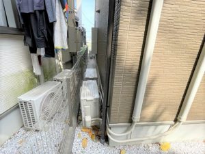 建物北側