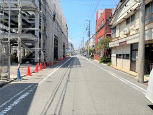 接道する道路