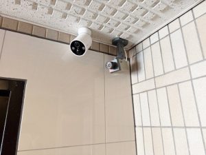 共用部分に設置の防犯カメラ