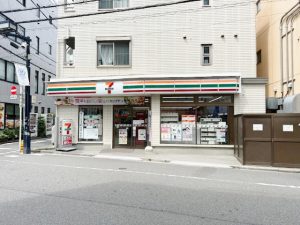 徒歩1分のセブンイレブン