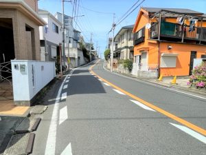 接道する道路