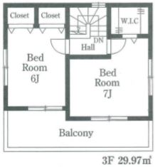 3階間取図