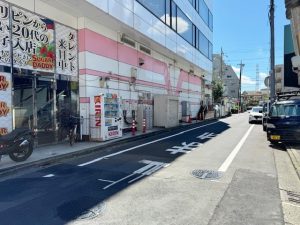 敷地北西側から撮影