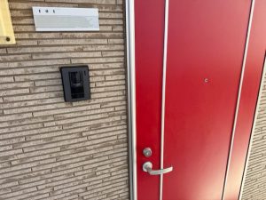 玄関ドア（テレビモニターフォン付）