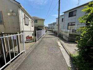 接道する道路