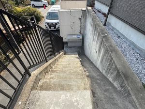 1階共用部分から撮影