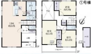 1号棟　間取図