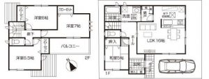 1号棟間取図