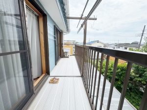 バルコニーから撮影