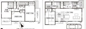 2号棟間取図