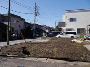 物件の東側より