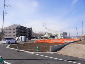人気の開発分譲地内