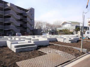 2/22　Ⓛ号棟基礎工事