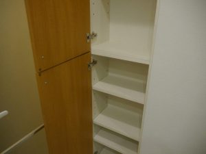 脱衣場にある収納