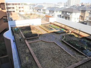 マンション屋上