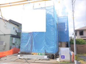 9/17　外壁・内装工事中