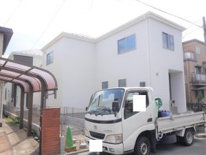 9/17　外構工事中