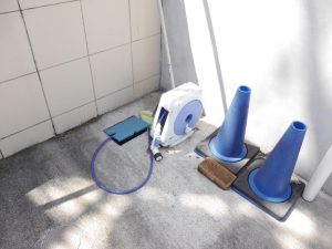 玄関脇の外水栓