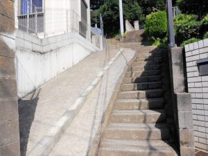 私道部分（階段）