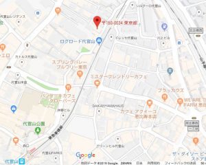 現地マップ（代官山町7-7）